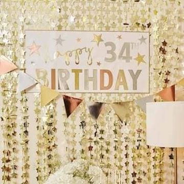 Picture of 3M GOLD CARD BUNTING